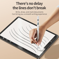 Pena Sentuh Logam Gaya Aktif OEM Q12B Logo Kustom, Pensil Gambar Tulis Tablet Stylus Logo Dapat Disesuaikan