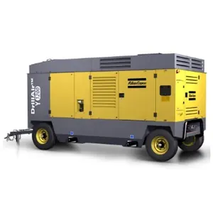 Atlas Copco Y1200 mesin kucing 35Bar 1150cfm kompresor udara sekrup Diesel portabel untuk rig