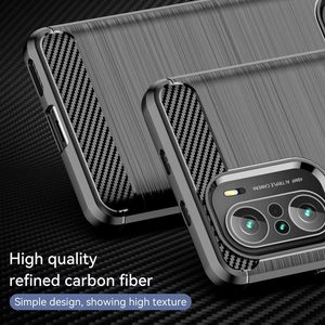 Funda para Poco F3 5G Redmi K40 Pro Plus K40 Pro K40, diseño de fibra de carbono TPU delgada, protección anticaída - Product Image 3