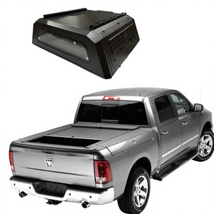 Hardtop en alliage d'aluminium pour Dodge RAM 1500 6.4FT Rambox 2019-2026 Crew Cab, étanche, avec verrouillage centralisé et porte-bagages de toit - Product Image 1