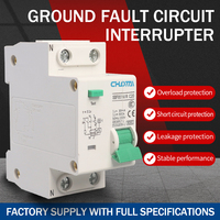Disjoncteur différentiel SBF951NVR série C20 16A-63A 6kA/10kA, protection contre les fuites, les surcharges et les courts-circuits, rail DIN
