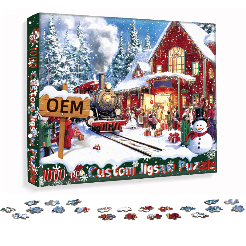 Wholesale Customized High Quality Puzzle Christmas