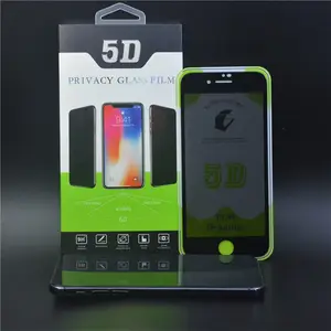 High-class Janit 5D 360 degree privacy anti-spy tempered glass screen protector film for iphone 15 screen protector