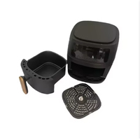 Four à Friture Sans Huile Électrique Multicolore en Plastique de Haute Qualité, 8 Menus Prédéfinis, Antiadhésif, Contrôle Numérique, Grande Capacité
