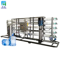 Système de traitement d'eau par osmose inverse 25T/H avec pompe pour l'eau potable et l'irrigation, contrôle automatique des membranes