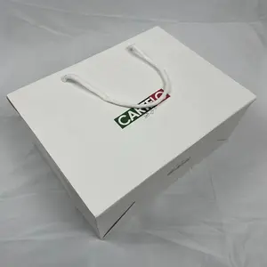 カスタムファッション紙袋印刷ロゴ服ショッピングバッグ靴服包装用紙袋