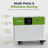 YILIE 5500VA 5000W Baterai Cadangan Rumah 8038Wh LiFePO4 Generator Tenaga Surya 220V Sistem Energi UPS Produsen Penyimpanan Grosir