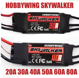 Hobbywing <span class=keywords><strong>Skywalker</strong></span> 12A 20A 30A 40A 50A 60A 80A ESC điều khiển không chổi than với ubec cho RC FPV Quadcopter máy bay Máy bay trực thăng - Product Image 3