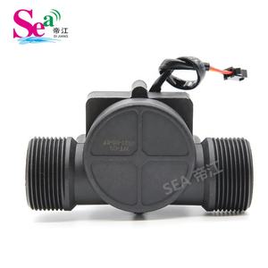 SEA DIJIANG DN32 Contador Medidor Tierras de cultivo Riego Sensor de flujo de agua 2-120L/min Medidor de flujo de turbina 1,25 ''Rosca BSP 3,5-24VDC - Product Image 4