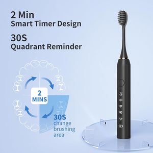 Cepillo de Dientes Eléctrico Inteligente para Adultos, con Alta Frecuencia de Vibración, Bajo Ruido, Resistente al Agua IPX7, Cerdas Medianas, para Uso Doméstico, Venta al Por Mayor - Product Image 4