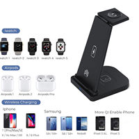 Support de chargeur sans fil rapide 15W 3-en-1 magnétique pour téléphone et montre intelligente Chargeur magnétique multifonction certifié CE Rohs