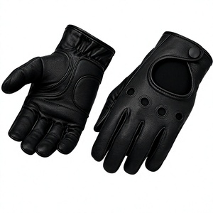 Gants de conduite en cuir marron souple, unisexes, pour toutes les saisons, ajustement confortable, construction durable pour la conduite en extérieur - Product Image 5