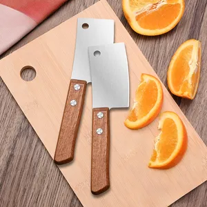 Stainless Steel Small Cleaver Knife Cheese Cutting Knife Mini Meat Cutting Outdoor Camping Slicing Knife