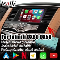 Interfaz Lsailt Android / CarPlay para Infiniti QX80 / QX56 con Interfaz de Video YouTube y Navegación GPS