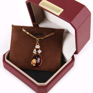Wholesale Square Luxurious High-end Leather Jewelry <b>Boxes</b> Gift <b>Boxes</b> <b>Rings</b> Necklaces Pendants Velvet Packaging <b>Boxes</b> - Product Image 5
