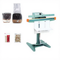Machine de scellage électrique semi-automatique pour sacs de culture de champignons, à impulsions, longueur de scellage max. 350 mm, 110V/220V, facile à utiliser
