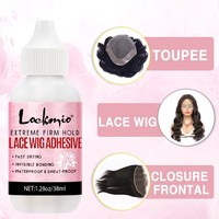 Colle pour perruques invisible et imperméable à marque privée, adhésif puissant pour perruques, crème transparente blanche à séchage rapide pour perruques