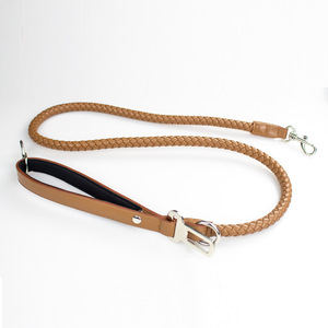 Cuerda de seguridad para mascotas en el coche, collar trenzado de cuero para coche, correa para perros, cinturón de seguridad para el asiento trasero del coche, hecho a medida - Product Image 2