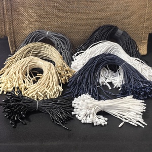 Quần áo phụ kiện bình thường treo tag tái chế Đen Nylon chuỗi bông tag dây dây hangtag dây cho hàng may mặc - Product Image 5