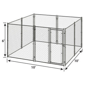 Dễ dàng cài đặt mạ kẽm hàn thiết kế kim loại thép Pet lồng Pet <span class=keywords><strong>Dog</strong></span> Crate kennel với bất kỳ kích thước tùy chỉnh - Product Image 4
