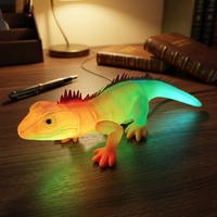 Décorations lumineuses en forme de caméléon pour éclairage simulé, utilisables pour décorer les parcs écologiques et les pelouses