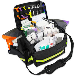 Tas <span class=keywords><strong>Responder</strong></span> pertama kustom EMT <span class=keywords><strong>Kit</strong></span> Trauma hitam ukuran sedang langsung pabrikan tas barang penting darurat medis perlengkapan 240 + EMS - Product Image 3