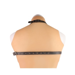 แผ่นปิดหัวนมแบบหนังรุ่นล่าสุด บราหนังรัดหน้าอก กระตุ้นความสุข BDSM ของเล่นเซ็กส์ อุปกรณ์เซ็กซี่สำหรับผู้หญิง 18+ เกมส์สนุกๆ - Product Image 4