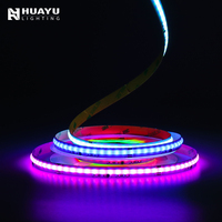 Tira de Luz LED RGB COB de Grado Profesional, 420 LED/m, PCB de Cobre Electrochapado de 10 mm, Tamaño de Corte Personalizable para Decoración Arquitectónica