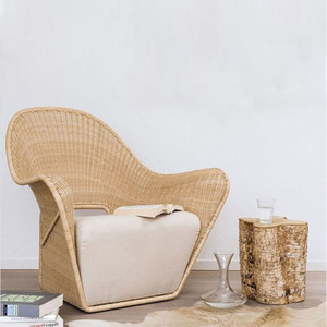 Chất lượng cao ngoài trời mây ghế phân siêu thoải mái sang trọng wicker ghế bành vườn đồ nội thất ban công - Product Image 5