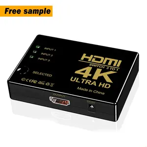 oem odm 4K*2K hd abs 5v adapter converter hdmi switcher 5 in 1 out for laptop