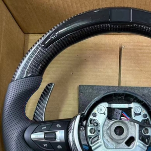 Volante in Fibra di Carbonio con LED per <span class=keywords><strong>BMW</strong></span> F05 F07 <span class=keywords><strong>F30</strong></span> F10 F12 F15 F36 <span class=keywords><strong>F20</strong></span> F22 F25 F32 F35 F36 M3 M5 M6 E70 E90 E91 Disponibile - Product Image 4