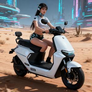 Moto à moteur central, vitesse maximale 160 km/h et autonomie 300 km - Product Image 3