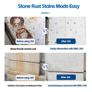 Nettoyant pour sols en <span class=keywords><strong>carrelage</strong></span> SINO-309 de qualité industrielle, éliminateur de rouille et de taches jaunes sur le marbre et la pierre, 1L - Product Image 3