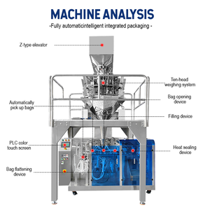 Máquina de Empaquetado Horizontal de Alta Velocidad para Bolsas Preformadas con Cierre, Máquina de Empaquetado Doypack para Cacahuetes, Hierbas, Nueces y Anacardos - Product Image 6