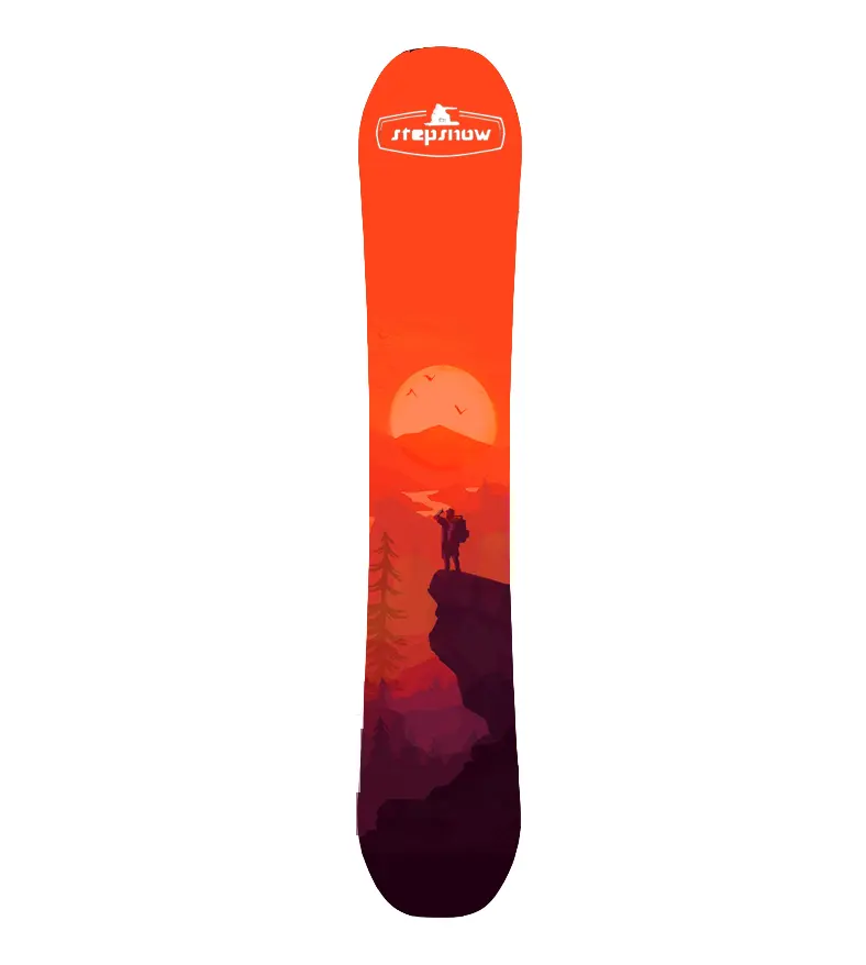 Papan Salju Semua Papan Salju Snowboard Kustom Kualitas Pabrik Inti Bambu OEM