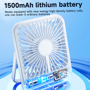 Manufacturer 2025 New Hand Portable Mini USB Rechargeable Small Pocket Fan with USB for Students Commuters Desk with 100 Speeds - Product Image 4