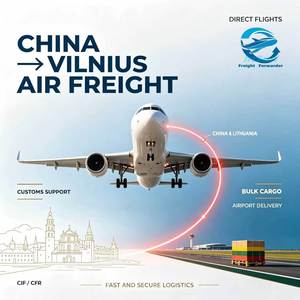 Transitaire aérien chinois : Approvisionnement en gros, livraison rapide et sécurisée LCL/FCL à VNO, PLQ, KUN, <span class=keywords><strong>SQQ</strong></span>, CIF/CFR, livraison à l'aéroport en Lituanie - Product Image 1