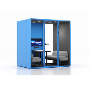 Cabina de trabajo para reuniones de oficina cabina silenciosa acústica para cabina de teléfono insonorizada de oficina - Product Image 4