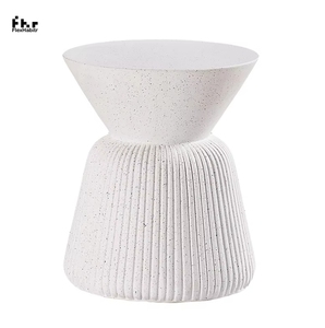 Petite table d'appoint de style crème de luxe légère table basse table de salon d'hôtel design créatif balcon petite table ronde - Product Image 6