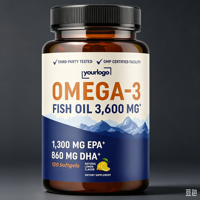 Dropshipping Capsules d'huile de poisson OMEGA 3, Complément alimentaire et de santé à base de plantes