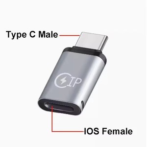 <span class=keywords><strong>Adaptador</strong></span> <span class=keywords><strong>Lightning</strong></span> a tipo C IOS <span class=keywords><strong>Lightning</strong></span> macho a tipo C hembra <span class=keywords><strong>conector</strong></span> 20W <span class=keywords><strong>adaptador</strong></span> <span class=keywords><strong>de</strong></span> carga rápida para iPhone iPad - Product Image 3