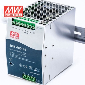 Meanwell SDR-480-24 24V 20A 48V Din Rail cung cấp điện điều khiển công nghiệp hệ thống AC điện áp biến áp bán tốt - Product Image 3