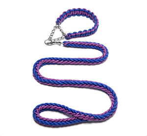 Set tali anjing taktis lembut tugas berat tali nilon latihan anjing kuat untuk anjing kecil sedang besar - Product Image 6