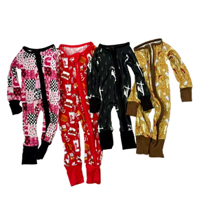 子供用ジッパーパジャマ 長袖 ベビー 幼児 パジャマ服 - Product Image 3