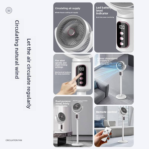 YS Air Circulation <b>Fan</b> Floor Household Oscillating Rechargeable Timing Brushless Motor <b>Remote</b> <b>Control</b> 8-hour Adjustable Height P - Product Image 6