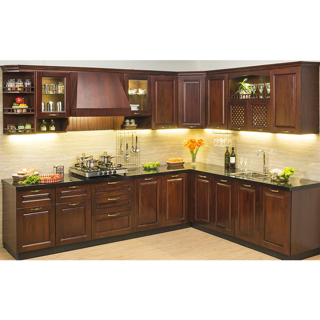 Short Delivery Time China Factory Luxury Kitchen Cabinet