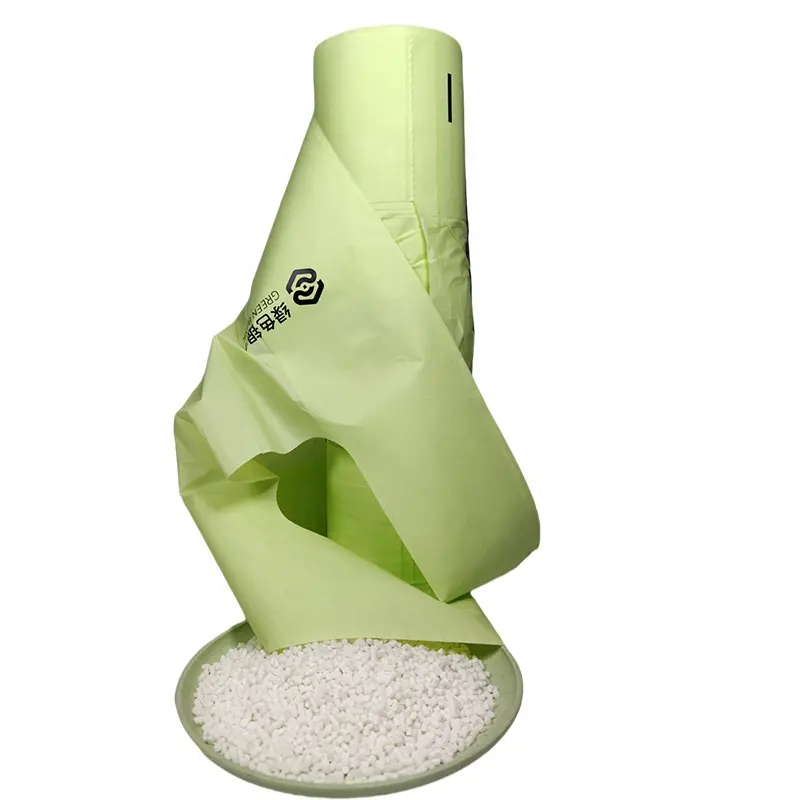 100% Biodegradable PBAT पीएलए संशोधित खाद के लिए रेजिन और डिस्पोजेबल शॉपिंग किराने बैग