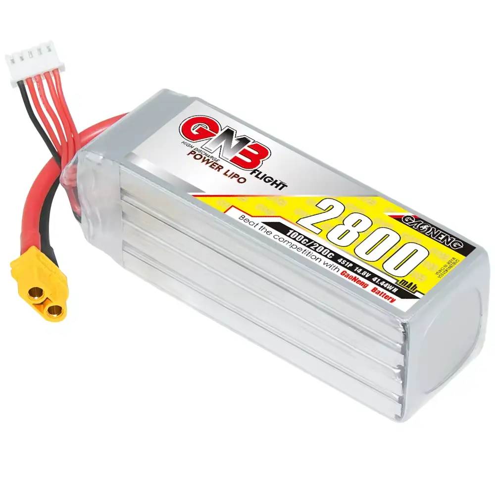 4s 2800mah 14.8v 100c Xt60 Uav Drone Rc Lipo Battery Aerobatic Flight Aeroplane Quadcopter Multicopter Helicopter Rc Gaoneng Gnb