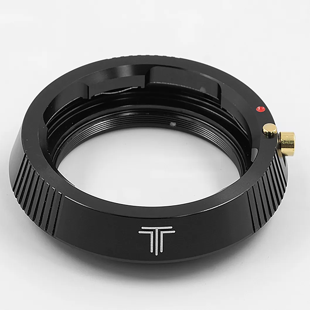 TTArtisan Lens Anello Adattatore per M(Leica M Mount) -FX(FUJI FX) m-RF (CANON EOS-R) Del Corpo Nero anti-usura e resistente vasta pulsante