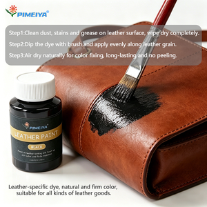 Pittura Pigmentata per Pelle a Base d'Acqua da 100ml, Vernice Cambia Colore per Scarpe e Borse, Flessibile e Anti-Crepa, Vendita all'Ingrosso - Product Image 6